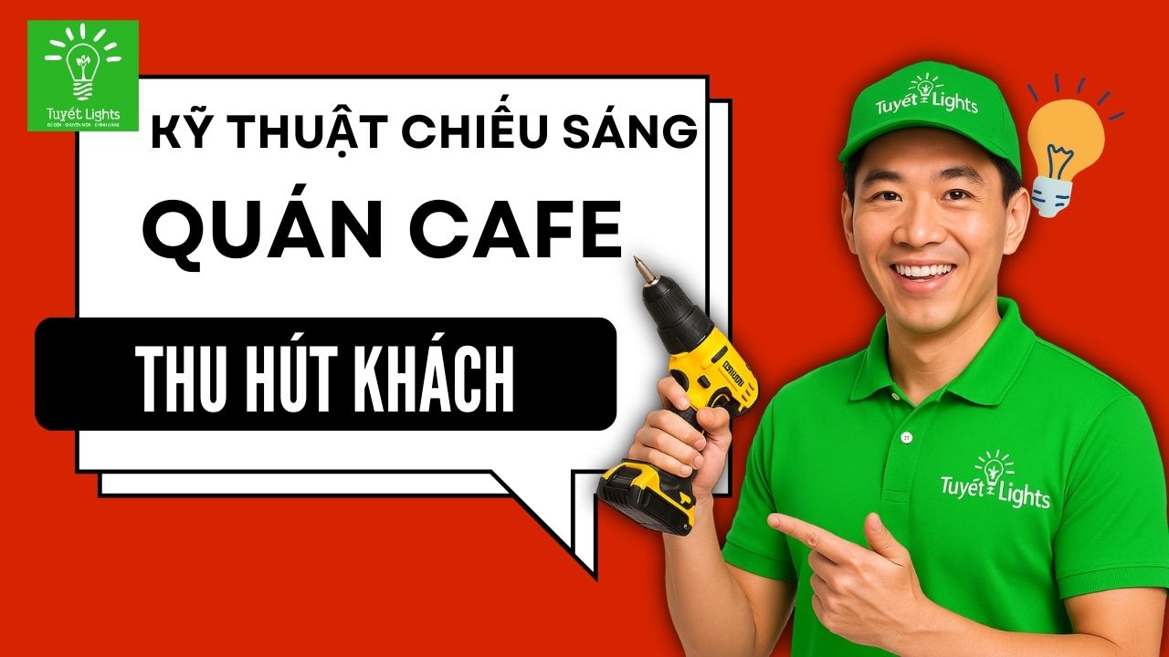CÁC KỸ THUẬT CHIẾU SÁNG QUAN TRỌNG CHO QUÁN CAFE HÚT KHÁCH